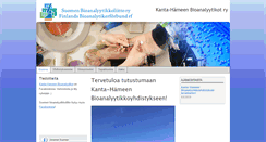 Desktop Screenshot of kanta-hame.bioanalyytikkoliitto.fi