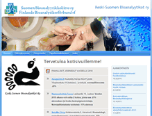 Tablet Screenshot of keski-suomi.bioanalyytikkoliitto.fi