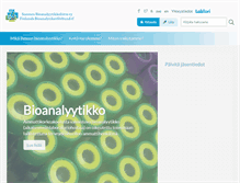 Tablet Screenshot of bioanalyytikkoliitto.fi
